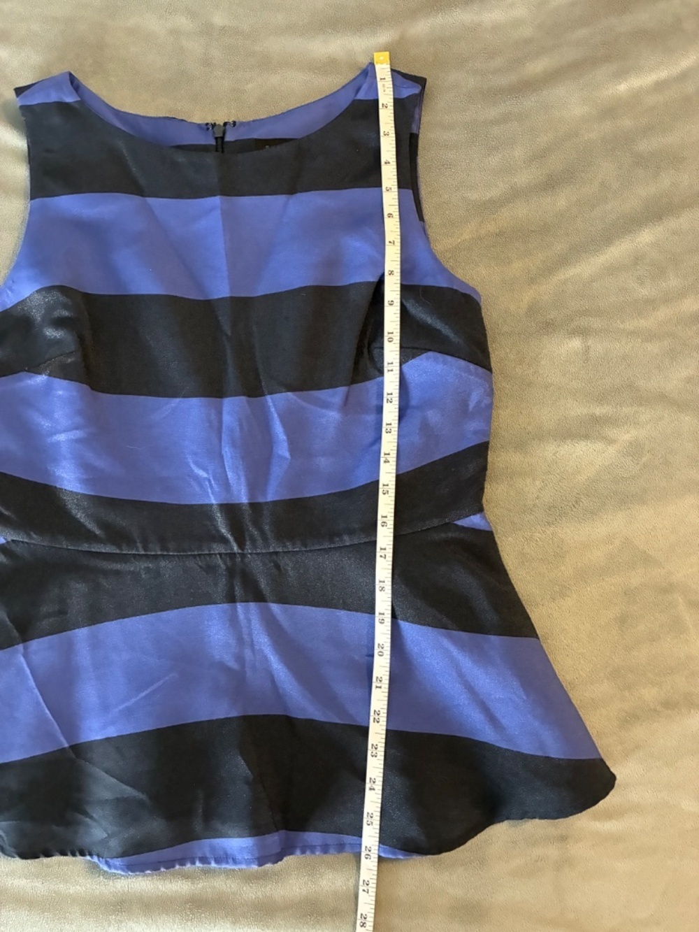 Banana Republic Blue Asymmetrical Sleeveless Tank Top - Picture 8 of 8